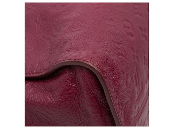 Louis Vuitton Monogram Empreinte Lumineuse PM Rosso Bordò - vista 8