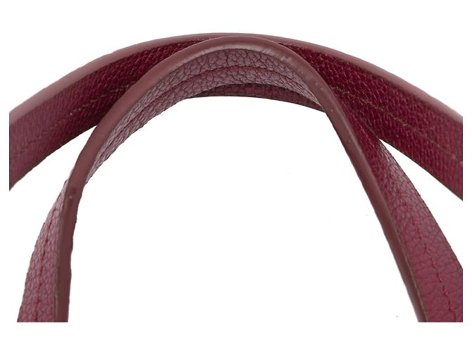 Louis Vuitton Monogram Empreinte Lumineuse PM Rosso Bordò - vista 9