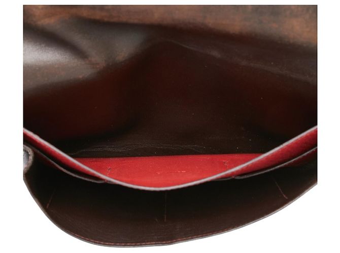 Hermès Dogon GM Duo Bicolor Wallet Multiple colors Chocolate - view 12