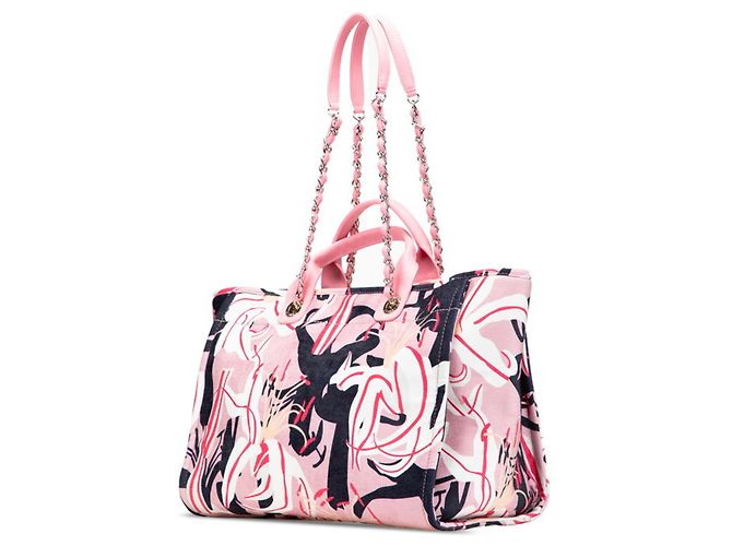 Borsa Deauville di Chanel Rosa Multicolore - vista 2
