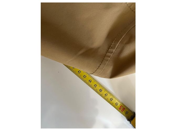 Prada beige down jacket parka with removable fur collar - view 15