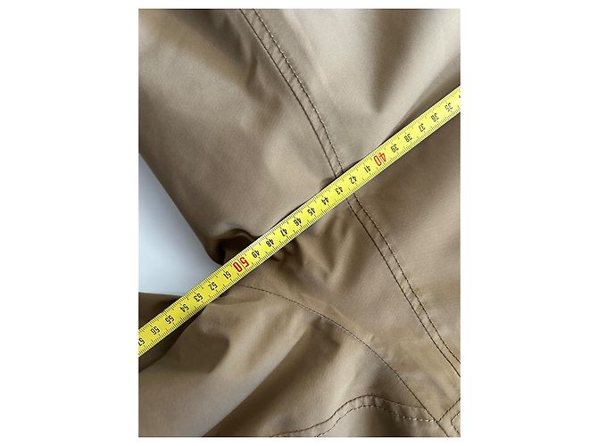 Prada beige down jacket parka with removable fur collar - view 16