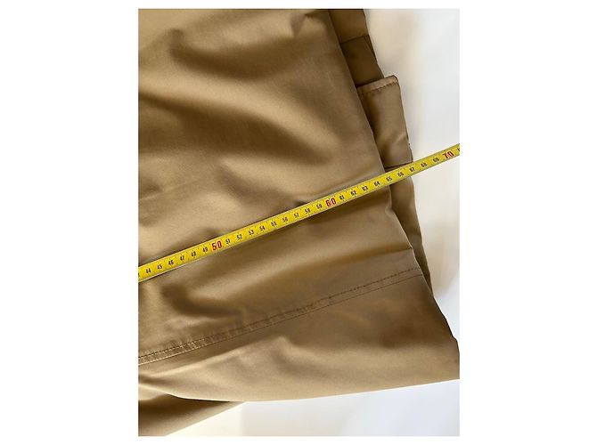 Prada beige down jacket parka with removable fur collar - view 18