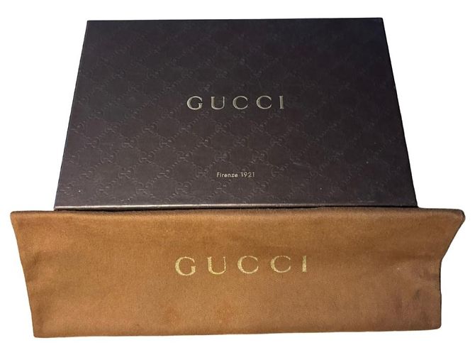 Gucci Décolleté Plateau Monogram Marrone - vista 10