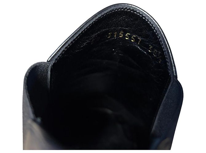 Saint Laurent Paris High-Top Studded Sneakers Nero - vista 9