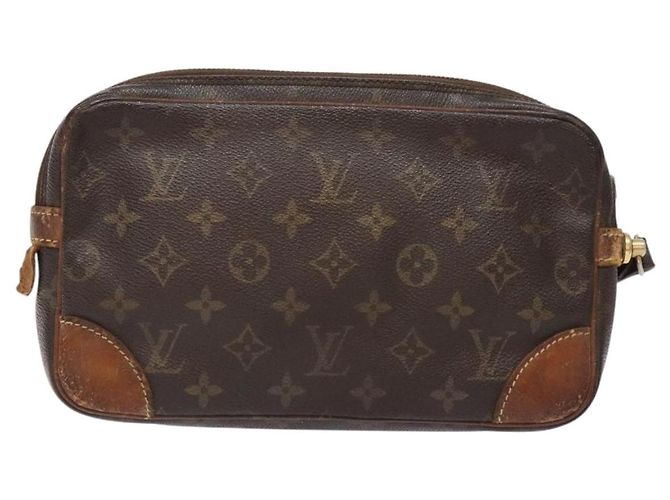 LOUIS VUITTON Clutch Marly Dragonne GM Monogram M51825 LV Auth 140150 Monogramma - vista 2