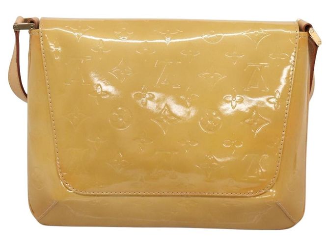 LOUIS VUITTON Borsa Thompson Street Monogram Vernis Beige M91301 LV Auth ep10819 - vista 2