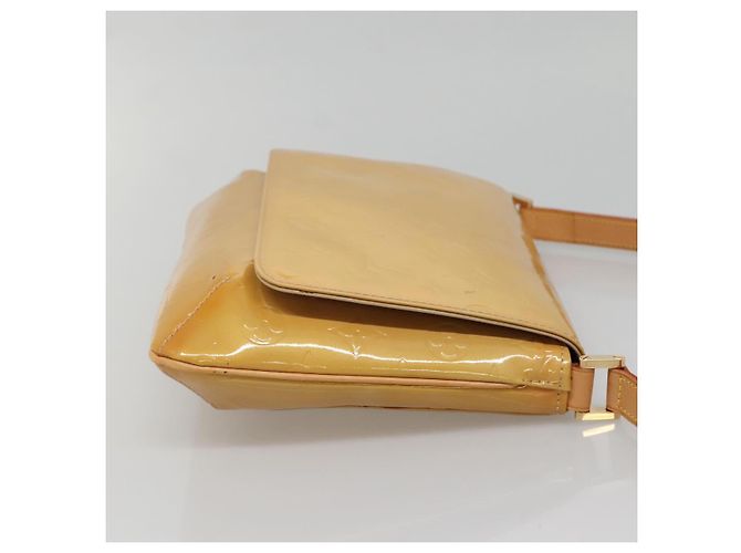 LOUIS VUITTON Borsa Thompson Street Monogram Vernis Beige M91301 LV Auth ep10819 - vista 4