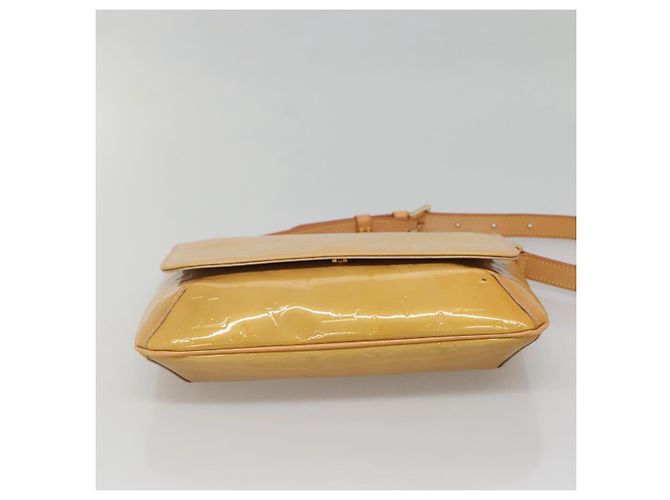 LOUIS VUITTON Borsa Thompson Street Monogram Vernis Beige M91301 LV Auth ep10819 - vista 5