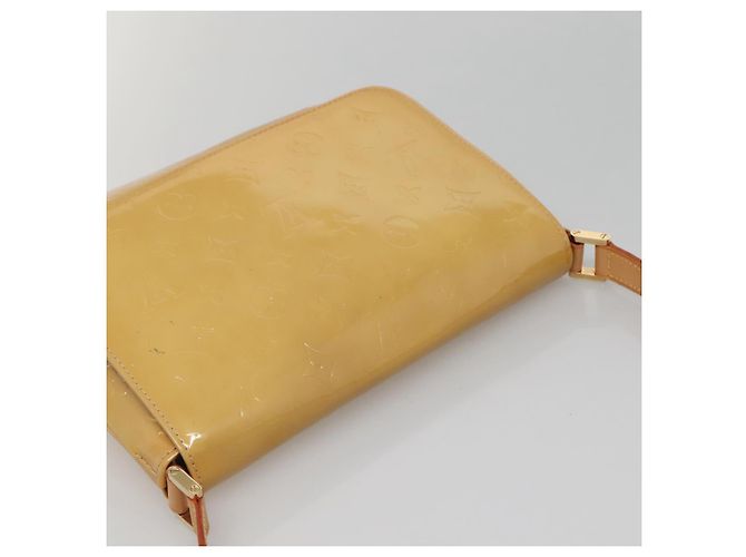 LOUIS VUITTON Borsa Thompson Street Monogram Vernis Beige M91301 LV Auth ep10819 - vista 6