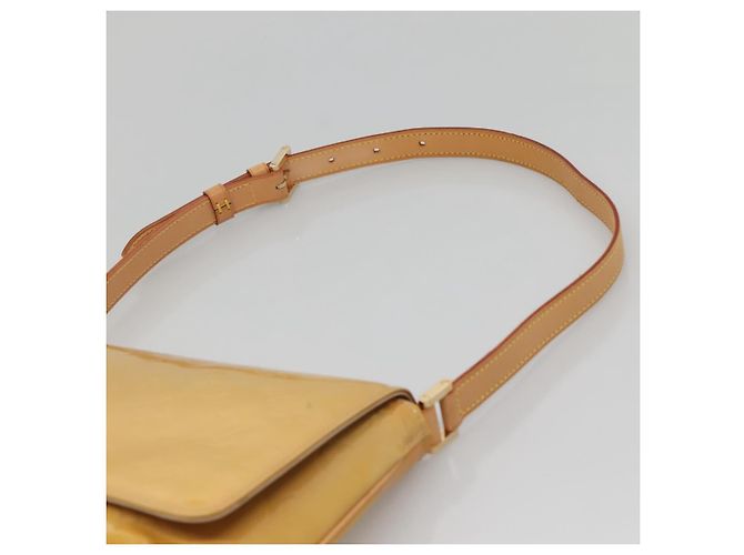LOUIS VUITTON Borsa Thompson Street Monogram Vernis Beige M91301 LV Auth ep10819 - vista 8