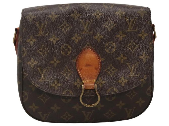 LOUIS VUITTON Monogram Saint Cloud GM Shoulder Bag M51242 LV Auth BA5140 - view 13
