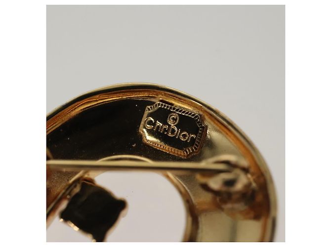 Spilla Christian Dior metallo 2Set Oro Auth bs29193 D'oro - vista 9