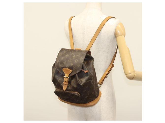 LOUIS VUITTON Sac à dos Monogram Montsouris MM M51136 LV Auth ep10374 Monogramme - vue 25