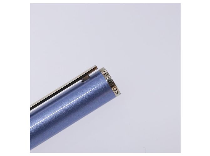 LOUIS VUITTON Jetligne Stift Metall Blau LV Auth bs29150 - Ansicht 6
