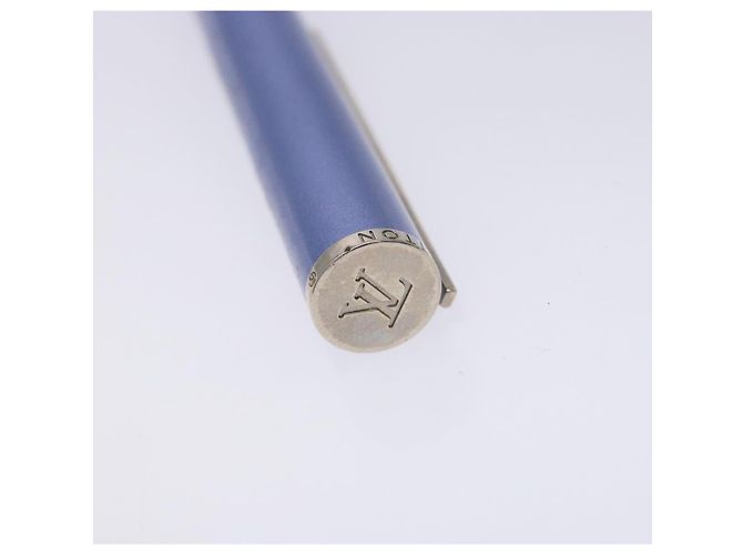 LOUIS VUITTON Jetligne Stift Metall Blau LV Auth bs29150 - Ansicht 7