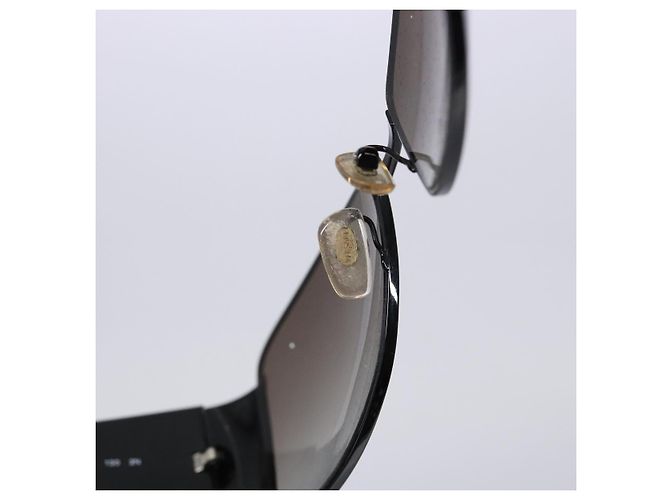 Occhiali da sole VERSACE in plastica nera Auth BA5372 Nero - vista 10