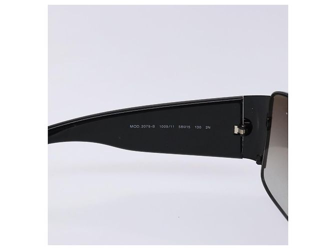 Occhiali da sole VERSACE in plastica nera Auth BA5372 Nero - vista 11