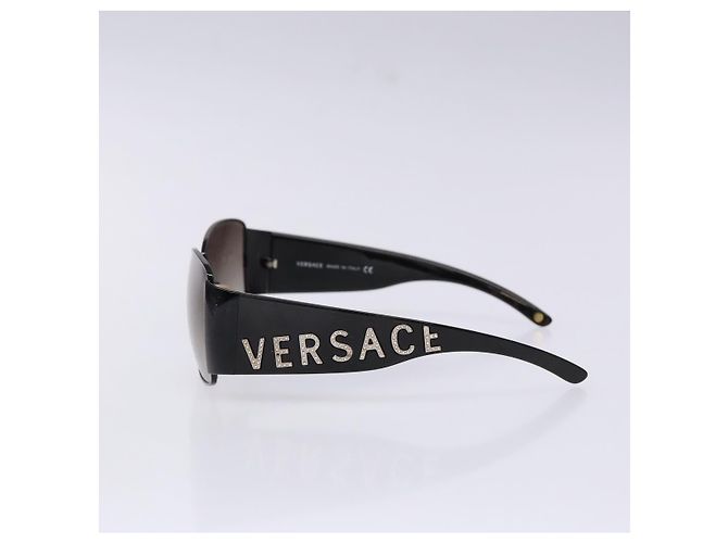 Occhiali da sole VERSACE in plastica nera Auth BA5372 Nero - vista 3