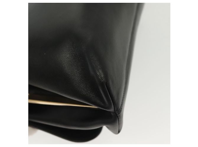 Borsa a Spalla Salvatore Ferragamo in Pelle Nera Oro Auth yk19470 Nero D'oro - vista 16