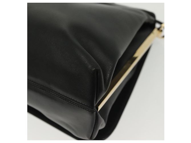 Borsa a Spalla Salvatore Ferragamo in Pelle Nera Oro Auth yk19470 Nero D'oro - vista 17