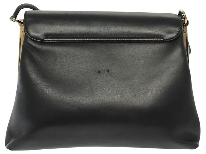 Borsa a Spalla Salvatore Ferragamo in Pelle Nera Oro Auth yk19470 Nero D'oro - vista 2