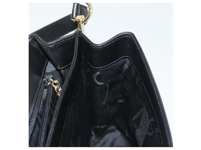 Borsa a Spalla Salvatore Ferragamo in Pelle Nera Oro Auth yk19470 Nero D'oro - vista 23