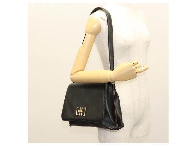 Borsa a Spalla Salvatore Ferragamo in Pelle Nera Oro Auth yk19470 Nero D'oro - vista 25