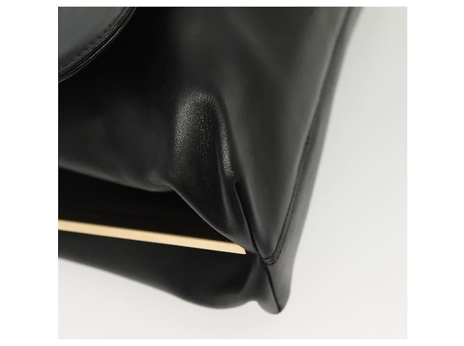 Borsa a Spalla Salvatore Ferragamo in Pelle Nera Oro Auth yk19470 Nero D'oro - vista 9