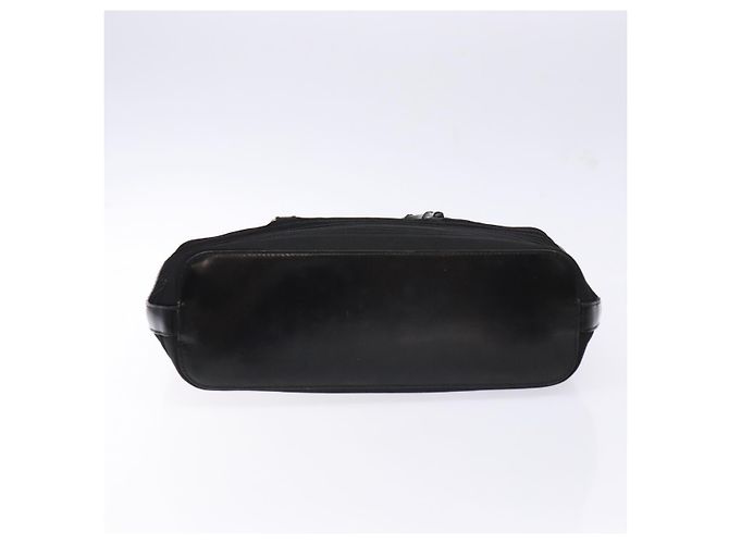 Borsa a mano Gucci Bamboo in tela nera e argento 000 1998 0588 Auth BA5289 Nero - vista 5