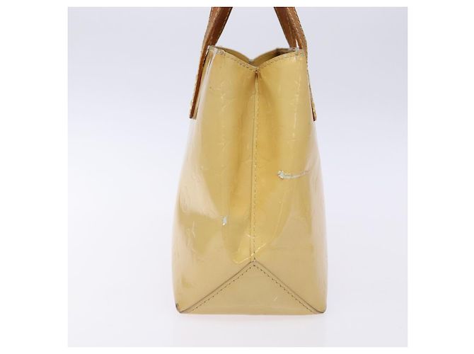 LOUIS VUITTON Borsa a Mano Monogram Vernis Reade PM Beige M91334 LV Auth 140231 - vista 3