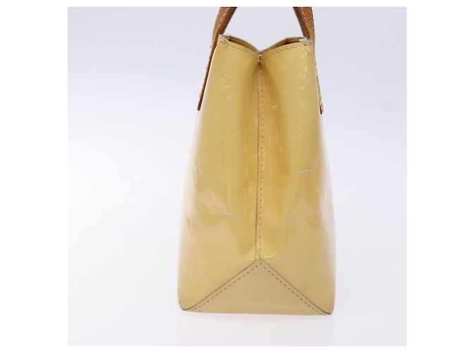 LOUIS VUITTON Borsa a Mano Monogram Vernis Reade PM Beige M91334 LV Auth 140231 - vista 4