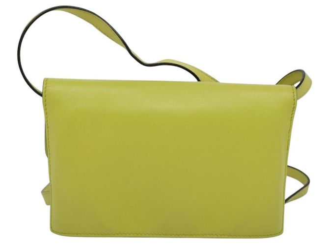 GUCCI Portafoglio a Spalla in Pelle Giallo Oro 369664 Auth bs29351 D'oro - vista 2