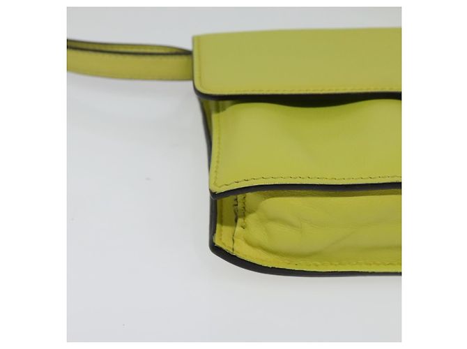 GUCCI Portafoglio a Spalla in Pelle Giallo Oro 369664 Auth bs29351 D'oro - vista 8