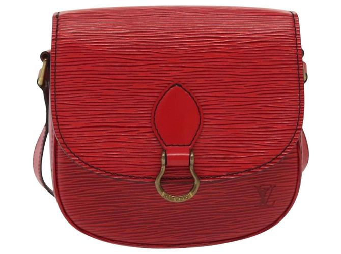 LOUIS VUITTON Epi Saint Cloud PM Shoulder Bag Red M52217 LV Auth gh693 - view 13