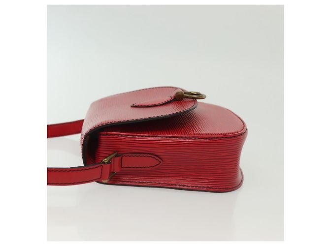 LOUIS VUITTON Epi Saint Cloud PM Shoulder Bag Red M52217 LV Auth gh693 - view 4