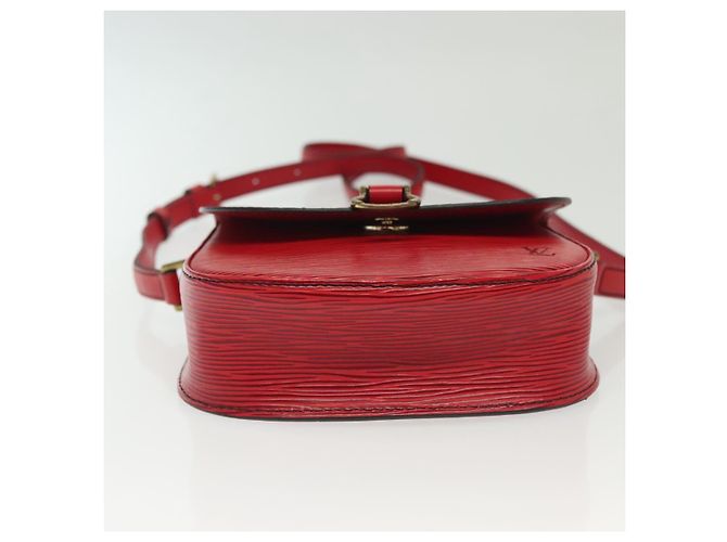 LOUIS VUITTON Epi Saint Cloud PM Shoulder Bag Red M52217 LV Auth gh693 - view 5