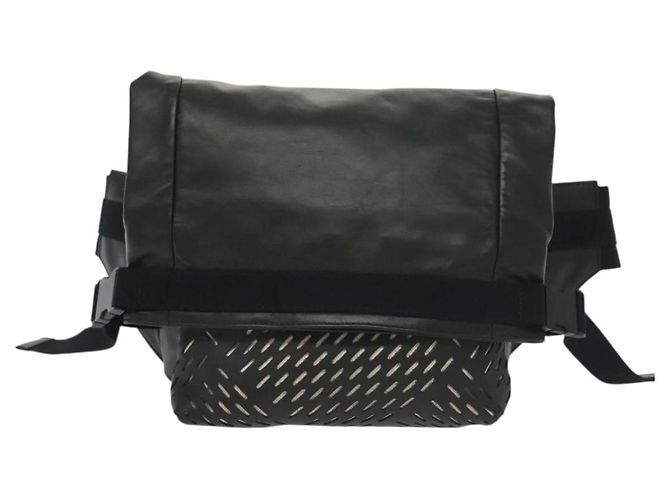 Autre Marque Borsa a vita in pelle nera Bottega Veneta Auth bs29314 Nero - vista 13