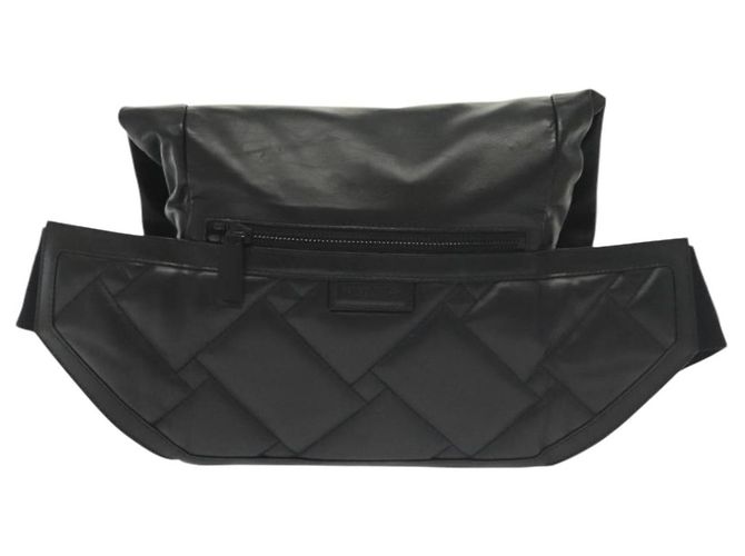 Autre Marque Borsa a vita in pelle nera Bottega Veneta Auth bs29314 Nero - vista 2