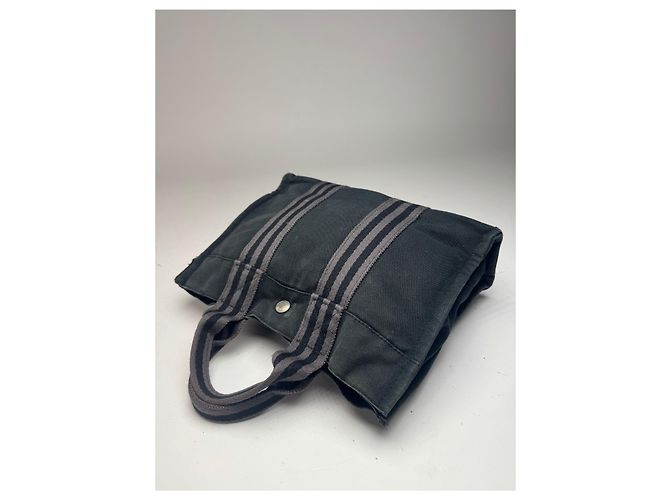 Hermès Vintage Hermes Mini Tote Bag schwarz - Ansicht 13