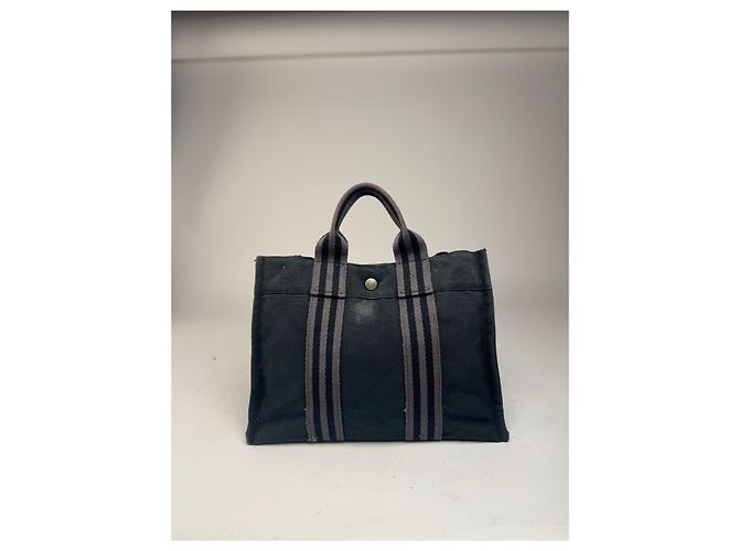 Hermès Vintage Hermes Mini Tote Bag schwarz - Ansicht 15