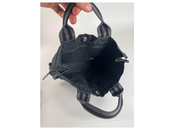Hermès Vintage Hermes Mini Tote Bag schwarz - Ansicht 2