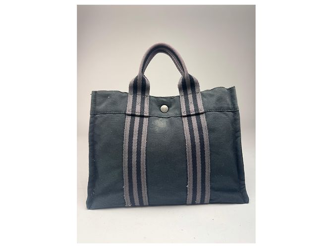 Hermès Vintage Hermes Mini Tote Bag schwarz - Ansicht 4