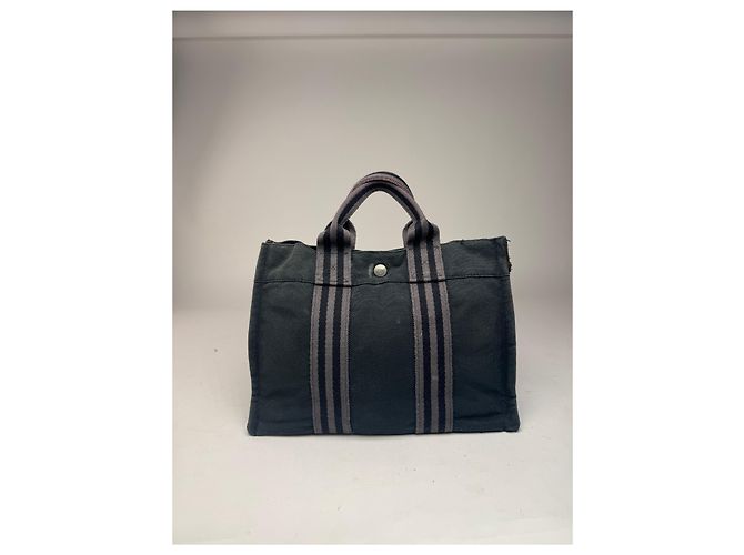 Hermès Vintage Hermes Mini Tote Bag schwarz - Ansicht 7