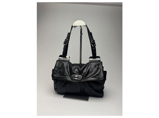 Vintage Marni Leder Tasche schwarz braun - Ansicht 14
