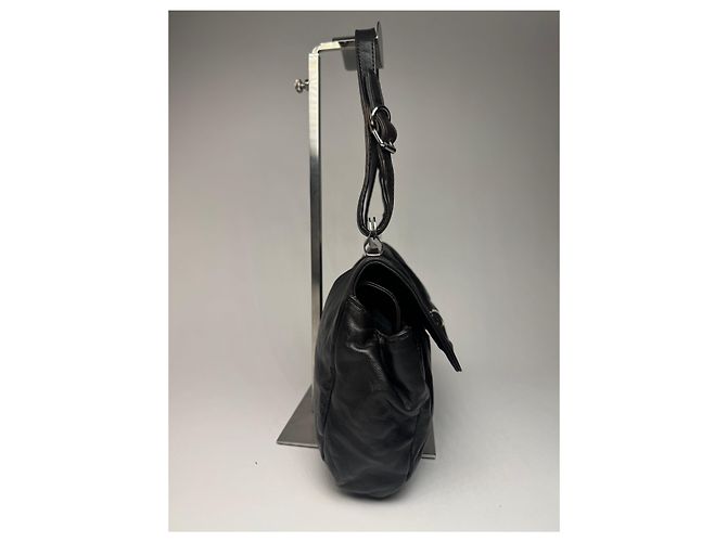 Vintage Marni Leder Tasche schwarz braun - Ansicht 6