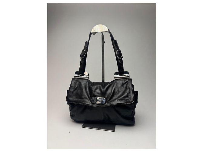 Vintage Marni Leder Tasche schwarz braun - Ansicht 7