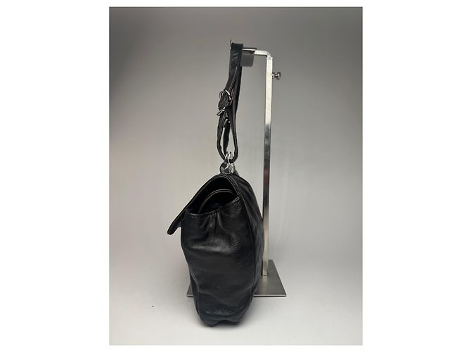 Vintage Marni Leder Tasche schwarz braun - Ansicht 8