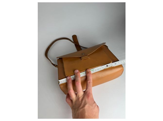 Vintage Marni Ledertasche braun Kamel - Ansicht 10