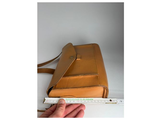 Vintage Marni Ledertasche braun Kamel - Ansicht 11